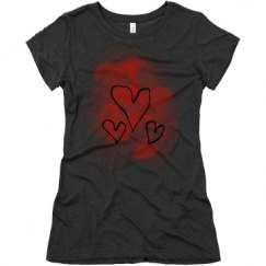 Ladies Slim Fit Super Soft Triblend Tee