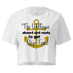 Ladies Festival Cali Crop Top Tee