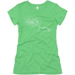 Ladies Slim Fit Super Soft Triblend Tee