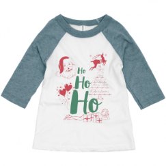 Toddler 3/4 Sleeve Raglan Tee
