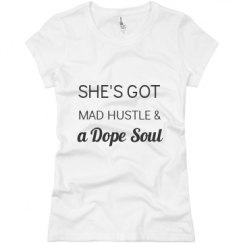 Ladies Slim Fit Basic Promo Jersey Tee