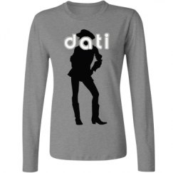 Ladies Relaxed Fit Basic Long Sleeve Tee