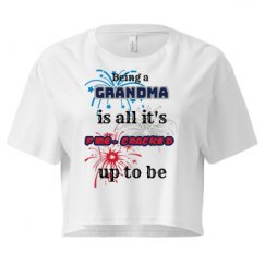 Ladies Festival Cali Crop Top Tee