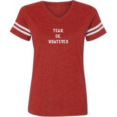Ladies Relaxed Fit Vintage Sports Tee