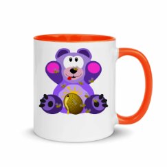 11oz Ceramic Mug with Color Inside