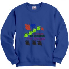 Unisex Film and Foil Crewneck Sweatshirt