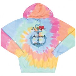 Unisex Tie-Dye Fleece Hoodie