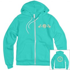 Teal hoodie