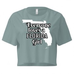 Ladies Festival Cali Crop Top Tee