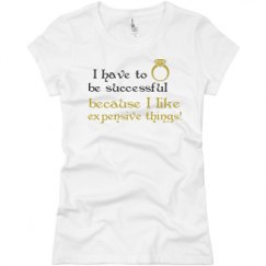 Ladies Slim Fit Basic Promo Jersey Tee