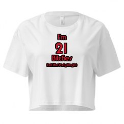 Ladies Festival Cali Crop Top Tee