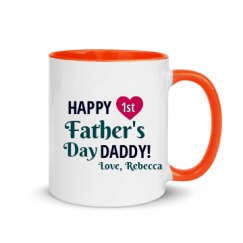 11oz Ceramic Mug with Color Inside