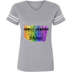 Ladies Relaxed Fit Vintage Sports Tee