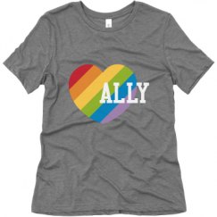 Ladies Relaxed Fit Super Soft Triblend Tee