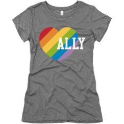 Ladies Slim Fit Super Soft Triblend Tee