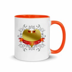 11oz Ceramic Mug with Color Inside