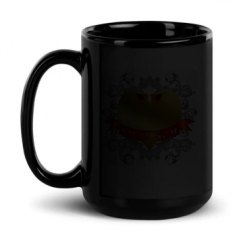 15oz Black Glossy Mug