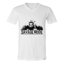 Unisex V-Neck Jersey Tee