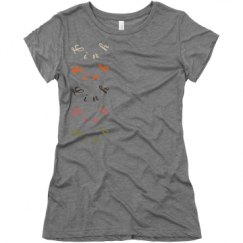 Ladies Slim Fit Super Soft Triblend Tee