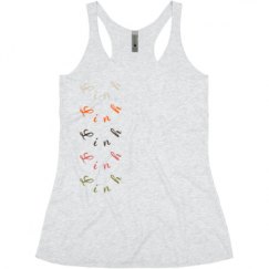 Ladies Slim Fit Super Soft Racerback Triblend Tank