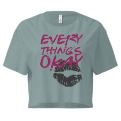 Ladies Festival Cali Crop Top Tee