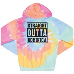 Unisex Tie-Dye Fleece Hoodie