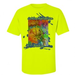 Unisex Ultra Cotton Safety Neon Crewneck Tee