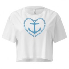 Ladies Festival Cali Crop Top Tee