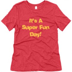 Ladies Relaxed Fit Super Soft Triblend Tee