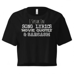 Ladies Festival Cali Crop Top Tee