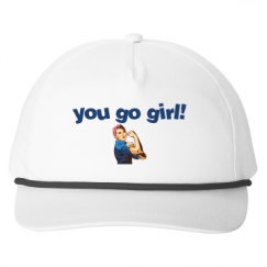 Snapback Five-Panel Rope Hat