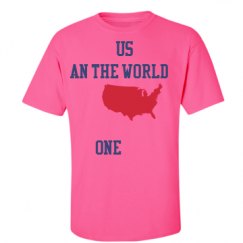 Unisex Ultra Cotton Safety Neon Crewneck Tee