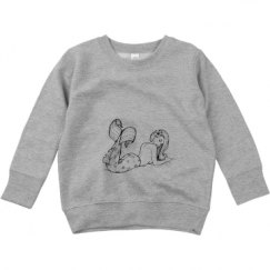 Toddler Crewneck Basic Promo Sweatshirt
