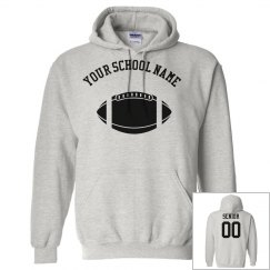 Custom senior football hoodie