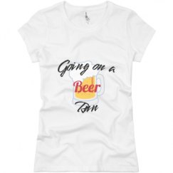 Ladies Slim Fit Basic Promo Jersey Tee