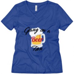 Ladies Relaxed Fit V-Neck Tee