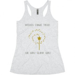 Ladies Slim Fit Super Soft Racerback Triblend Tank