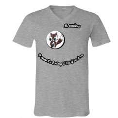 Unisex V-Neck Jersey Tee