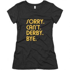 Ladies Slim Fit Super Soft Triblend Tee