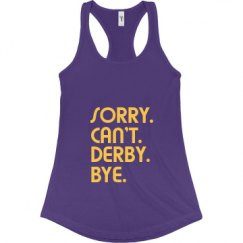 Ladies Slim Fit Racerback Tank Top