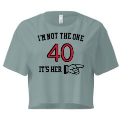 Ladies Festival Cali Crop Top Tee