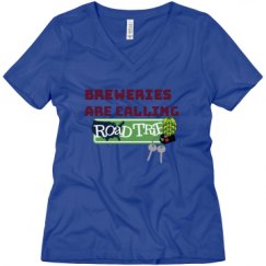 Ladies Relaxed Fit V-Neck Tee