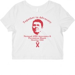 Ladies Slim Fit Crop Top Tee