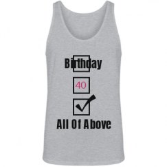 Unisex Jersey Tank Top