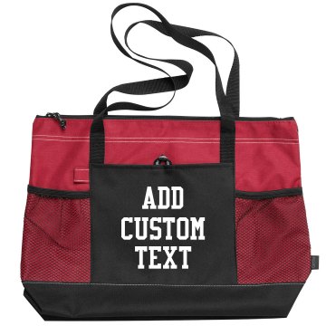 Create Your Custom Zippered Tote Bag - Gemline Select Zippered Tote Bag