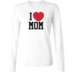 Ladies Relaxed Fit Basic Long Sleeve Tee