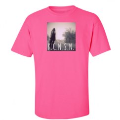 Unisex Ultra Cotton Safety Neon Crewneck Tee