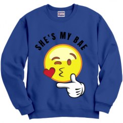 Unisex Film and Foil Crewneck Sweatshirt