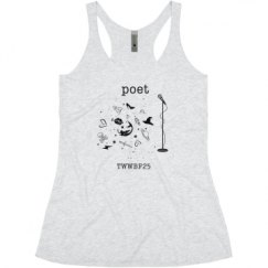 Ladies Slim Fit Super Soft Racerback Triblend Tank