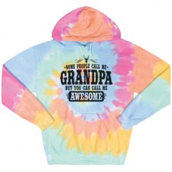 Unisex Tie-Dye Fleece Hoodie